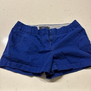 J. Crew Indigo Blue Women's Chino Shorts